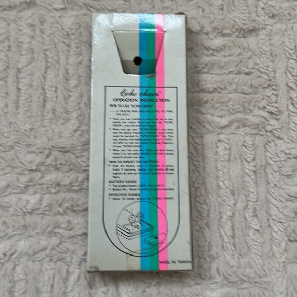 Rare Vintage Echo Chain Whistle Key Finder Key Tracer in original packaging - Picture 12 of 16